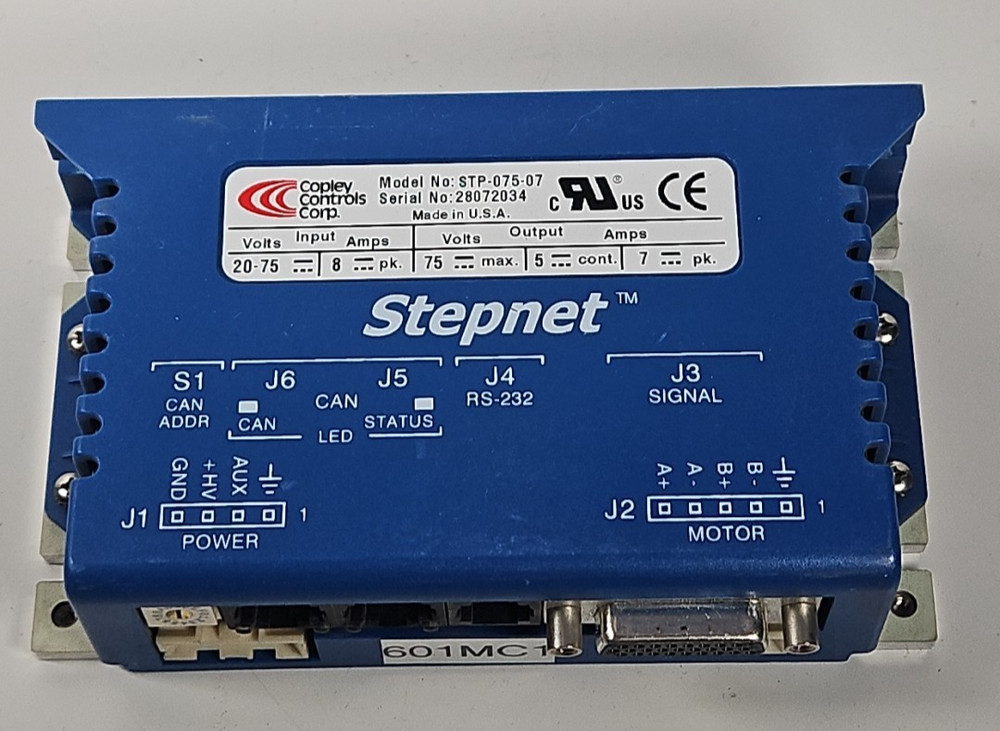 COPLEY CONTROLS STP-075-07 Stepnet Stepper Motor Digital Drive Power Module Unit