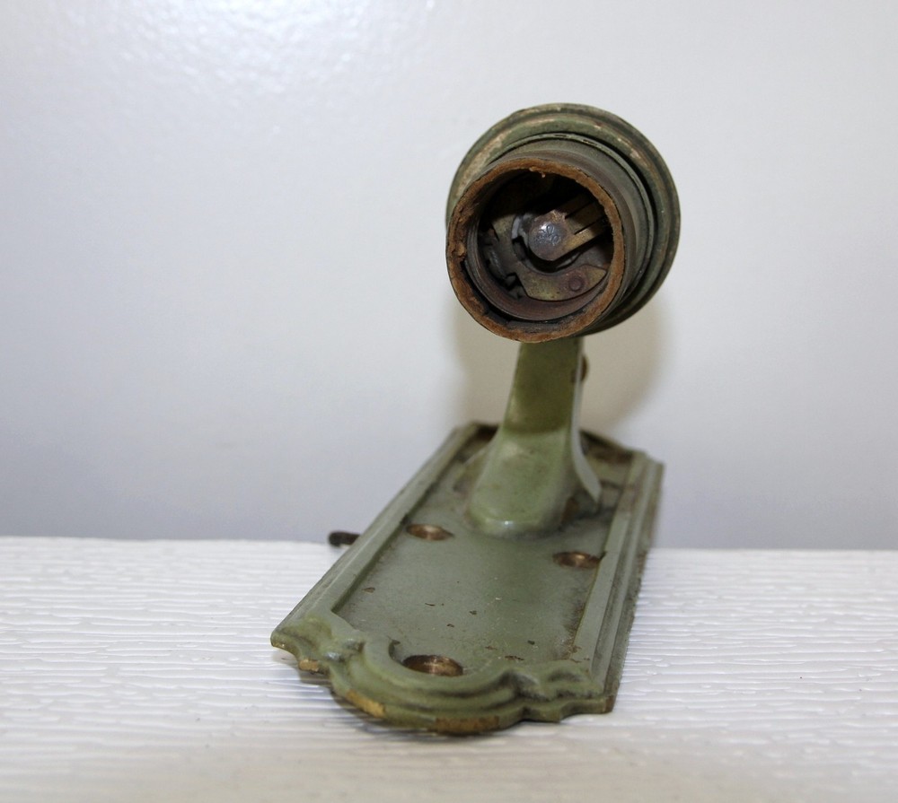 1920 Brass Neoclassical Pullman Sleeper Passenger Railroad Car Wall Sconce Light