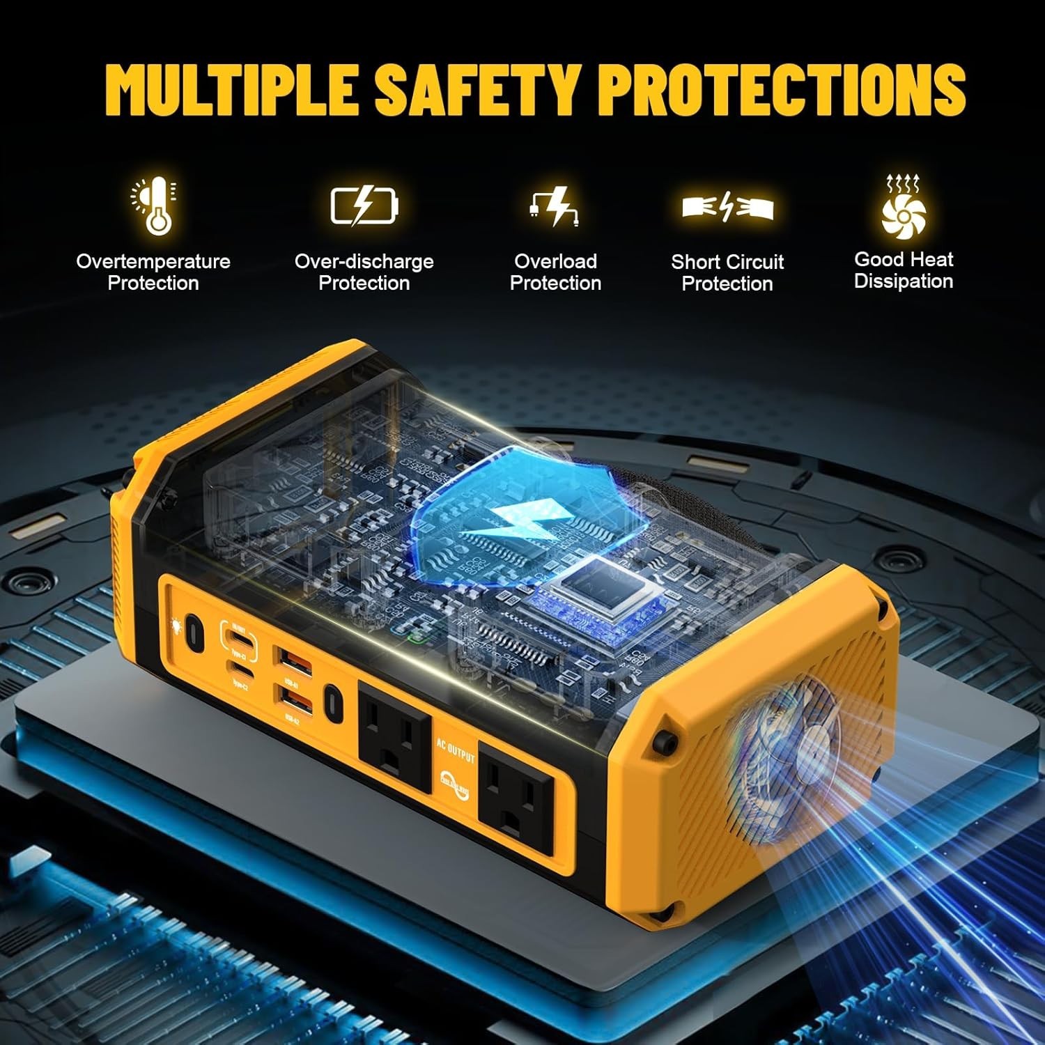 Voltage regulator 350W power Inverter Compatible with Dewalt 20v Battery