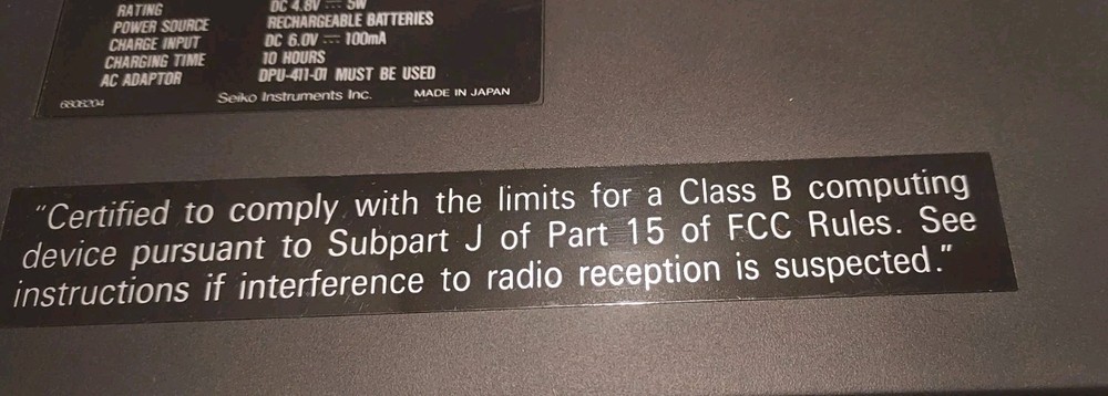 TTC PR-40A PORTABLE THERMAL PRINTER