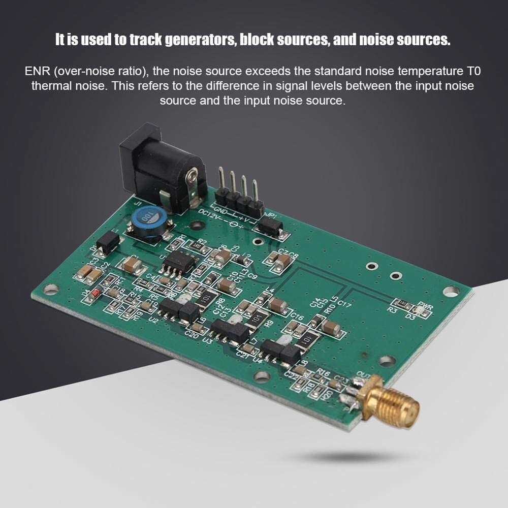 DC 12V SMA Track Noise Source Module Board Simple Spectrum External Generator