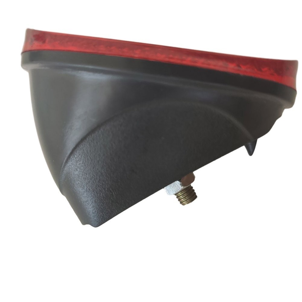 2pcs Bicycle Rear Mudguard Reflector Black Red Design Simple Installation