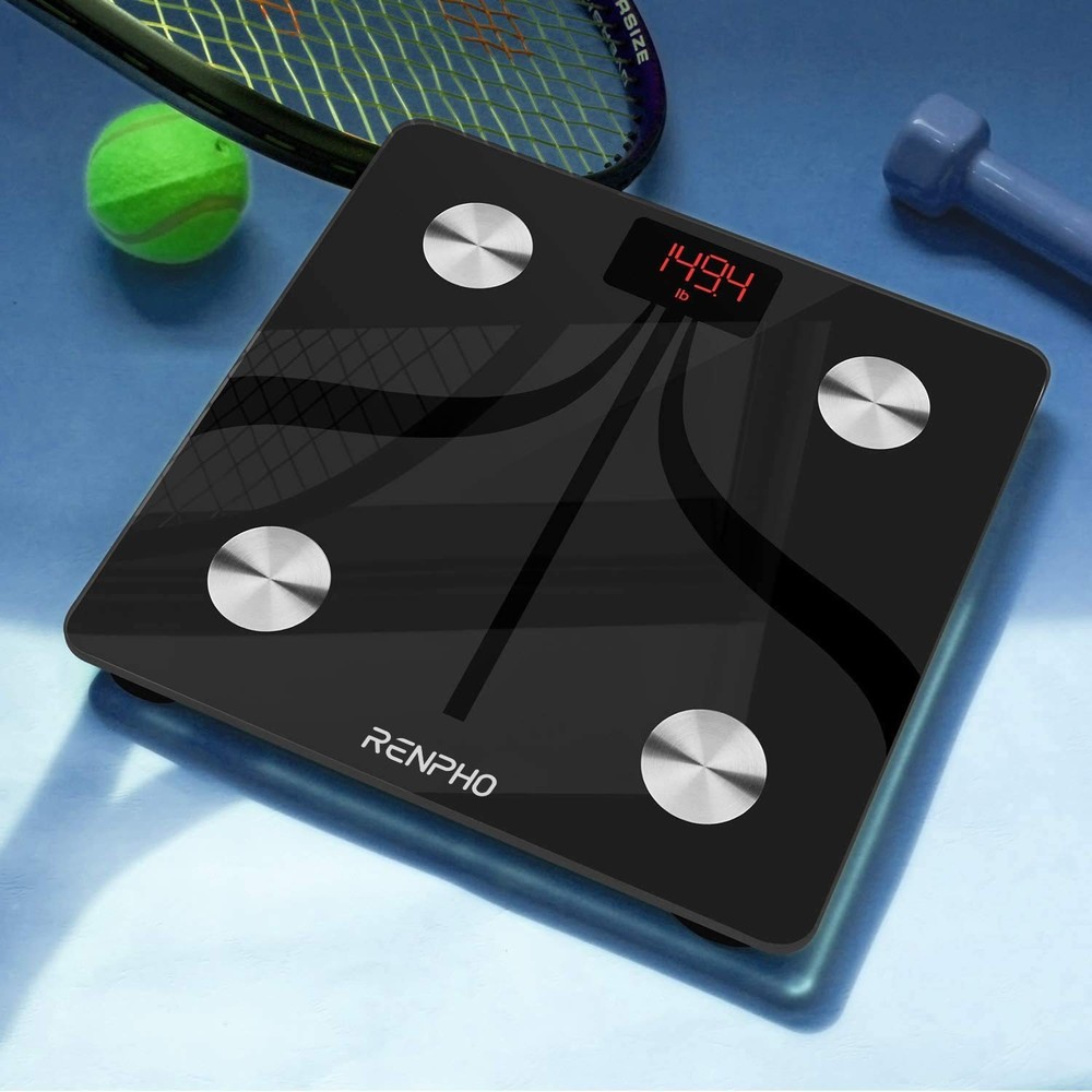 Smart Scale for Body Weight, Type-C Rechargeable Digital Bathroom Scale, Elec...