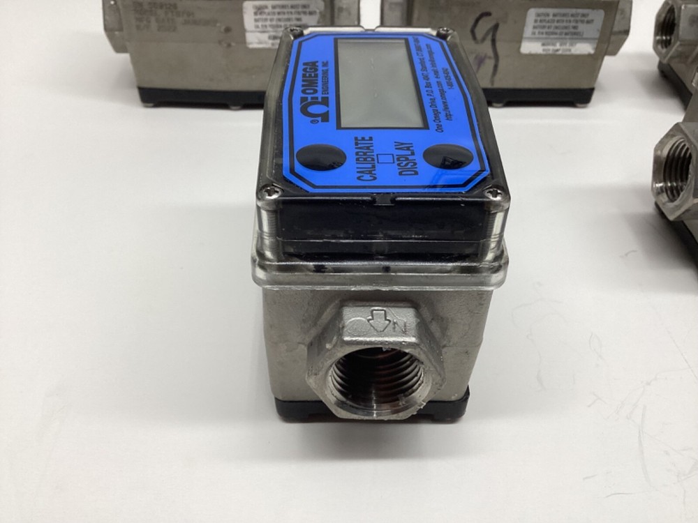 OMEGA ENGINEERING FLOW METER LCD DISPLAY FTB791 PARTS ONLY UNABLE TO TEST