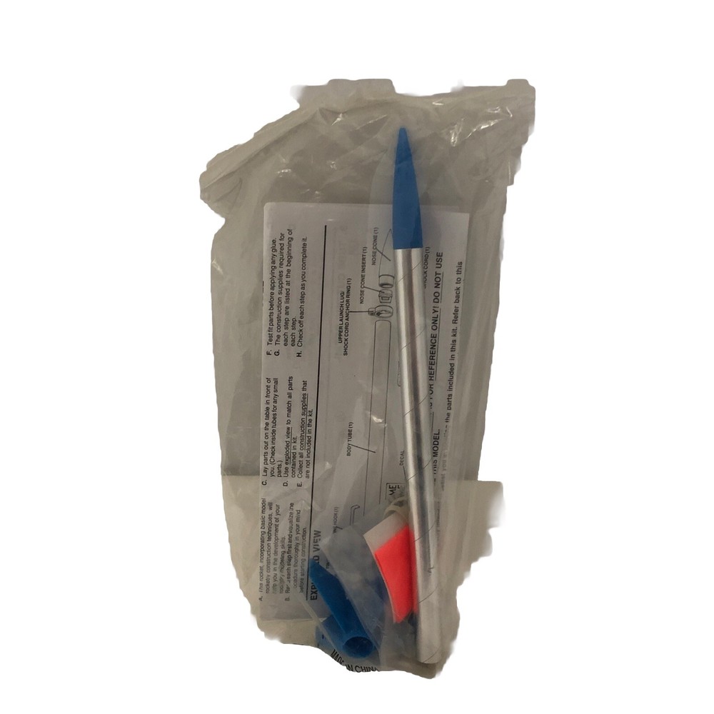 ESTES GNOME Flying Model Rocket Kit 0886 Single Bulk Pack Kit New Sealed