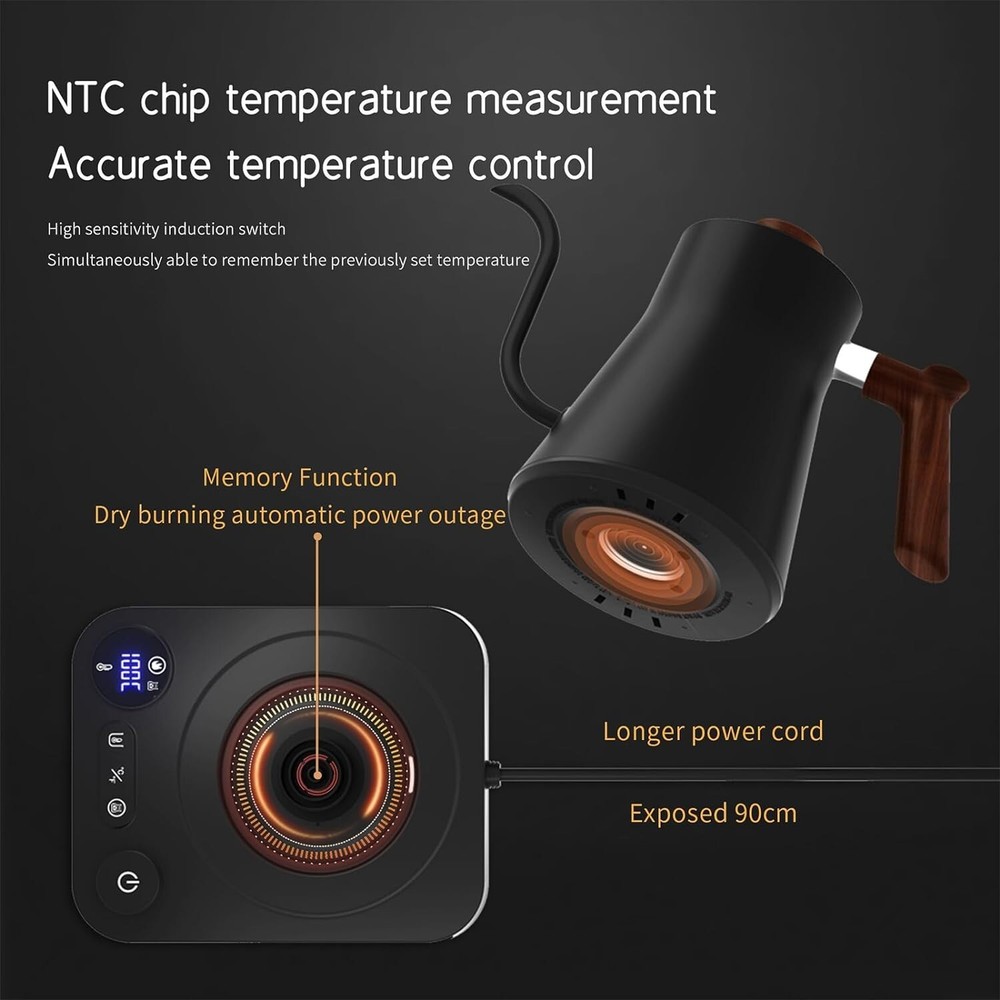 900ml Electric Pour-over Kettle