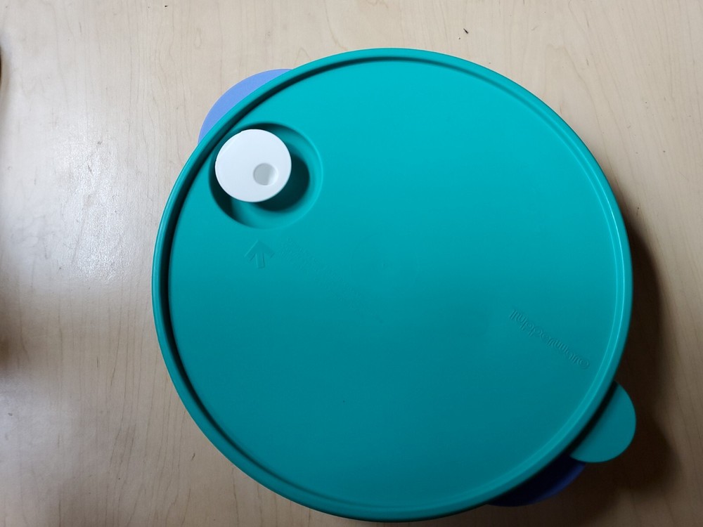 NEW Vintage TUPPERWARE CRYSTALWAVE MICROWAVEABLE DIVIDED DISH
