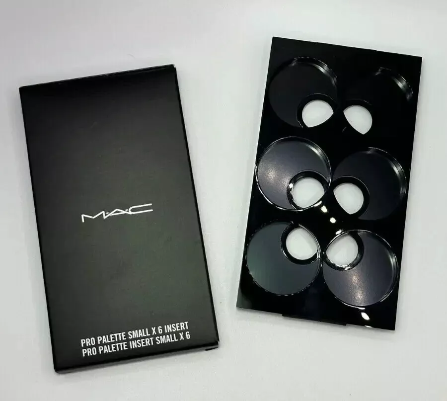 MAC Pro Palette Eye Shadow Concealer Small X 6 Insert 4" X 2.3" - Empty Case