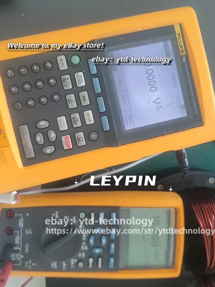 Fluke 744 Record multi-function process calibrator/used /UPS#ytd