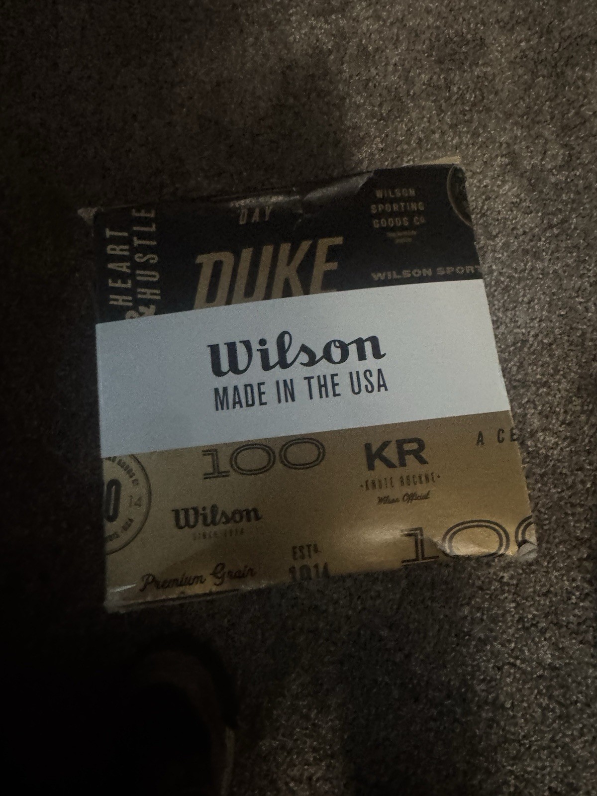 Wilson NFL Super Bowl XLVIII Champions Seattle Seahawks Duke Leather Football