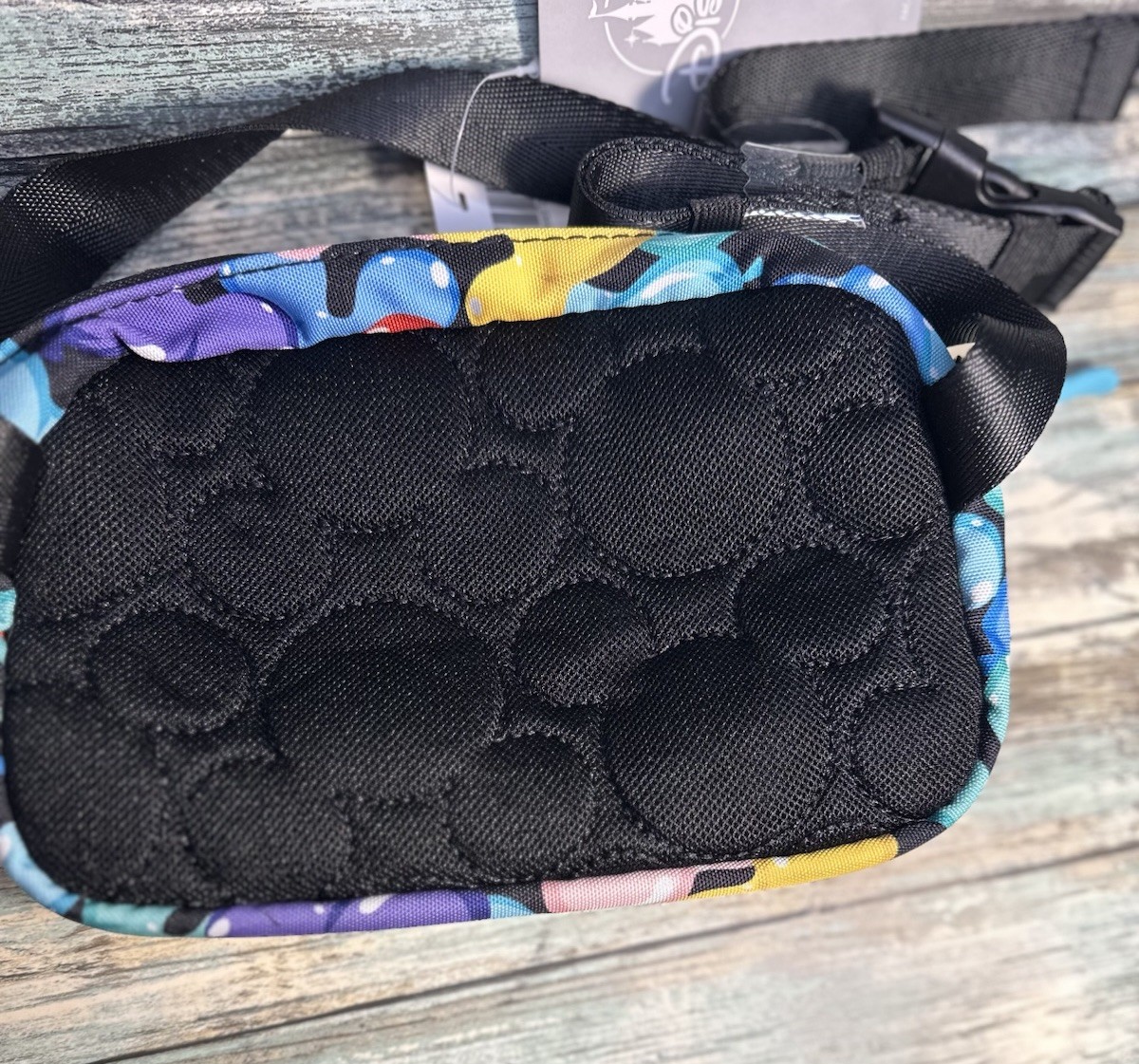 NEW Disney Parks Belt Bag Mickey Mouse Balloons Print •Adjustable Strap