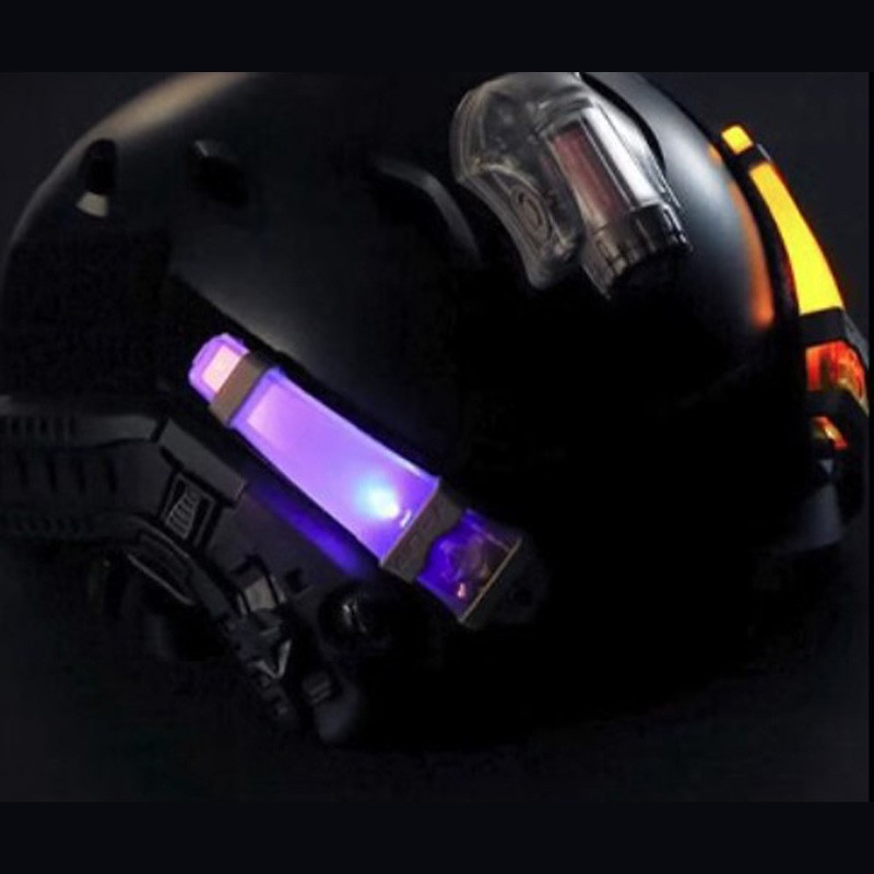 2PCs. Tactical ID Lights for v-lite Hook Loop Mount Waterproof Steady Strobe