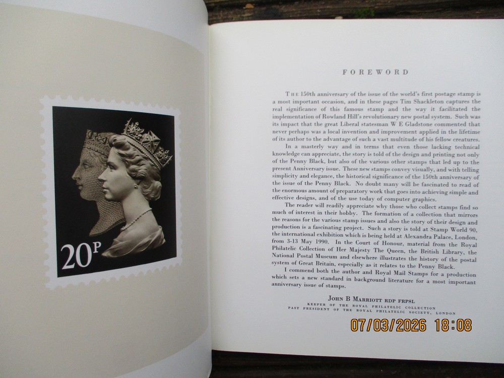 The Penny Black, 1840-1890, Royal Mail Anniversary Book