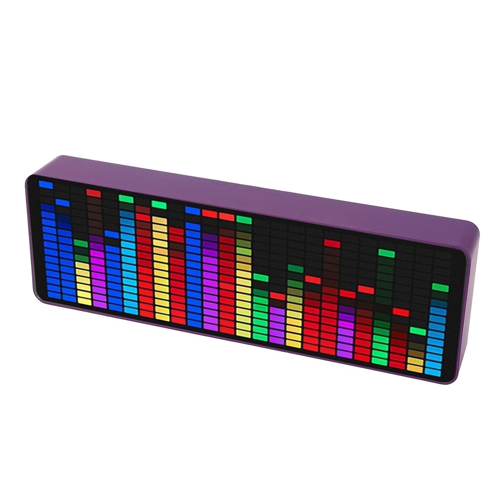 Music Spectrum Display 384 LED 1624 Segment Rhythm Light Level Voice Sensor WT