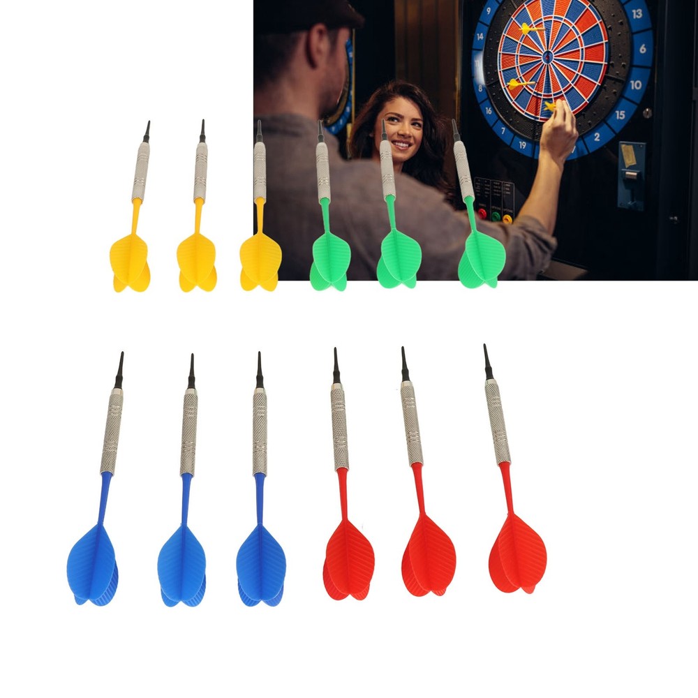 Plastic Soft Tip Darts For Electronic Dartboard Throwing Beginner AN