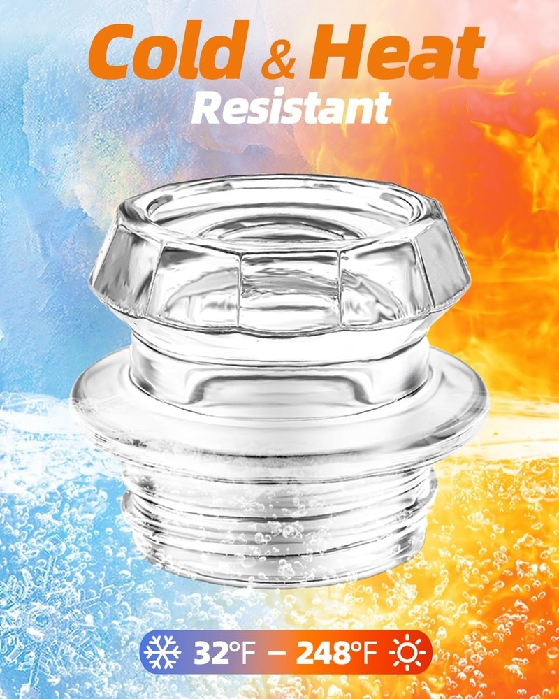 Classic Transparent Glass Knob Replacement for Percolators - Durable & Reliable