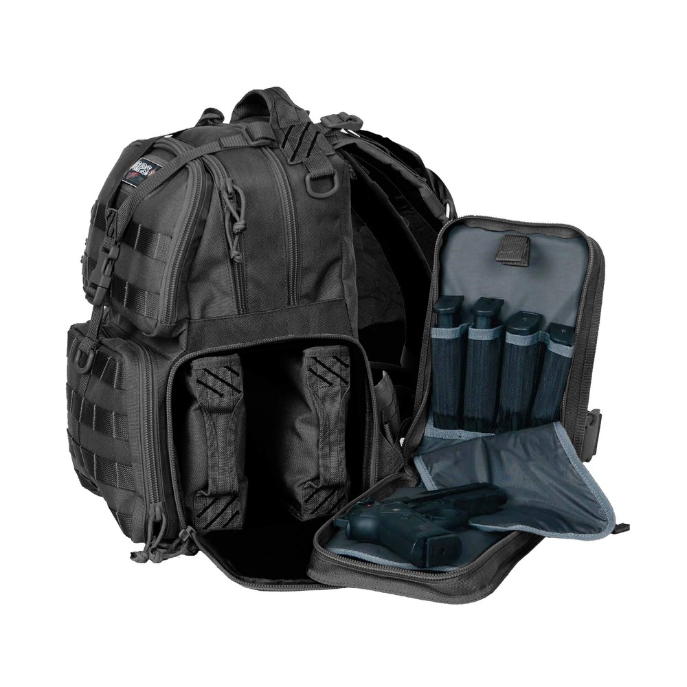 G Outdoors Tactical Range Backpack, Black, Large