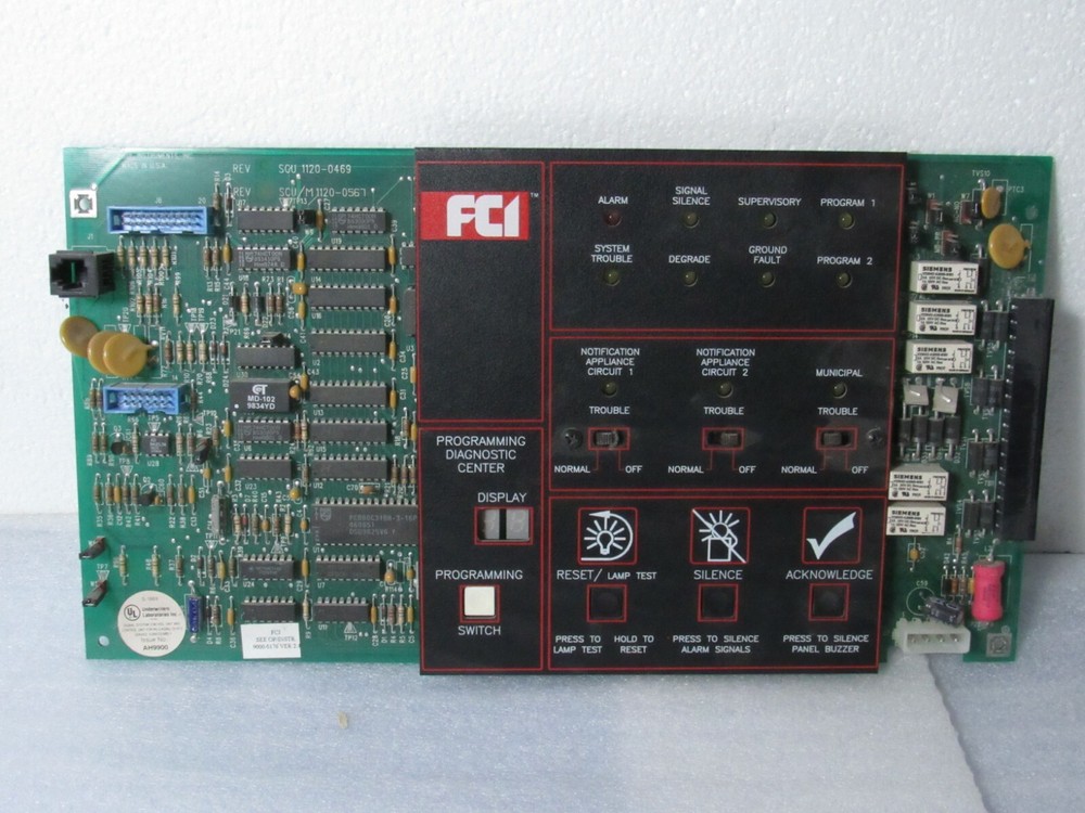 Fire Control Instruments 1120-0469 7200 Series System Control Unit SCU [CJJH]