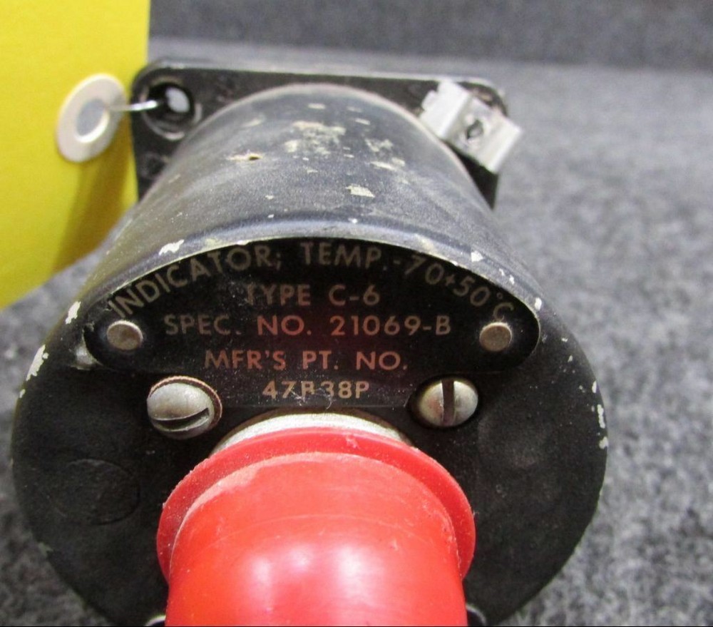 47B38P Lewis Engine Temperature Free Air Indicator