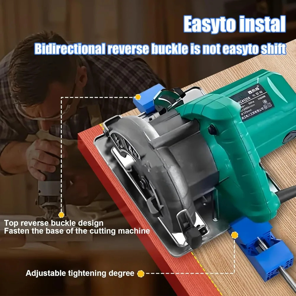 Adjustable Cutting Machine Base Guide,Precision Wood Cutting Guide,Saw Guide