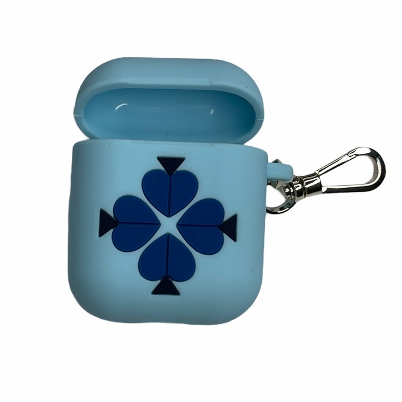 Kate Spade Airpods Silicone Case Blue multi