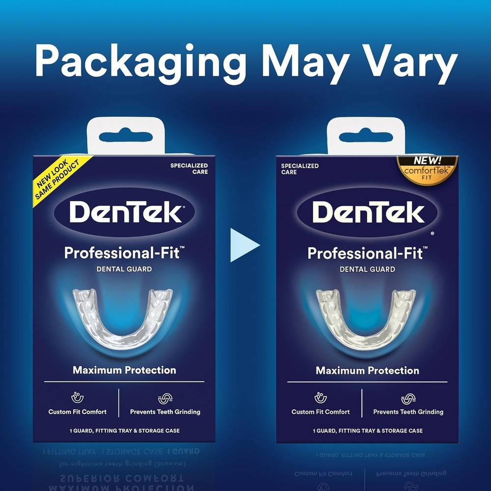 Comfortable and Adjustable Dental Guard for Teeth Grinding, Antimicrobial Case