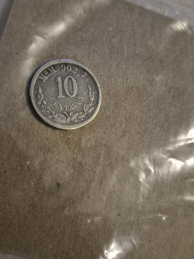 1894 Mo M Mexico 10 Centavos #3