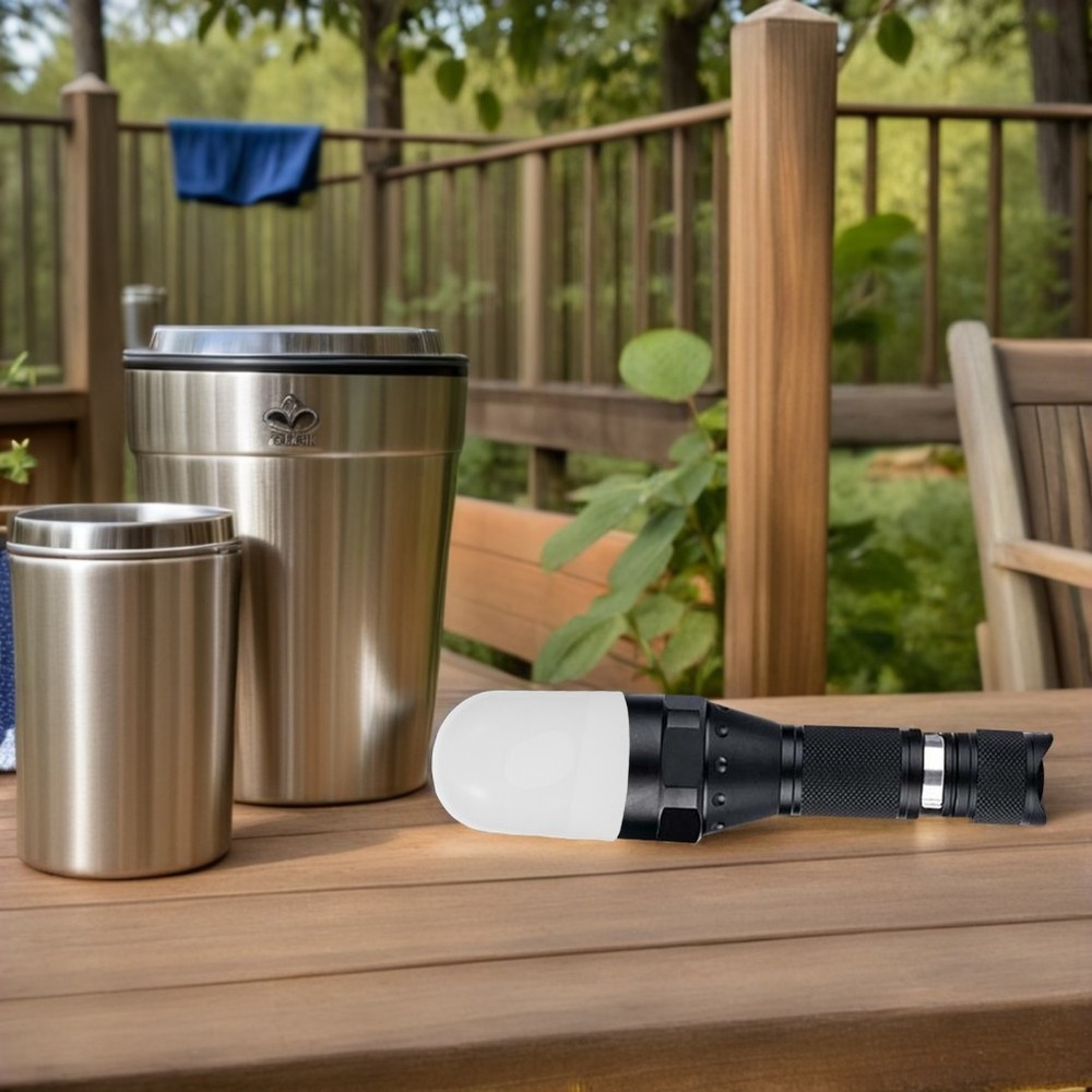 White Diffuser Caps Indoor Reading Lighting Dome Flashlight Cover Filter