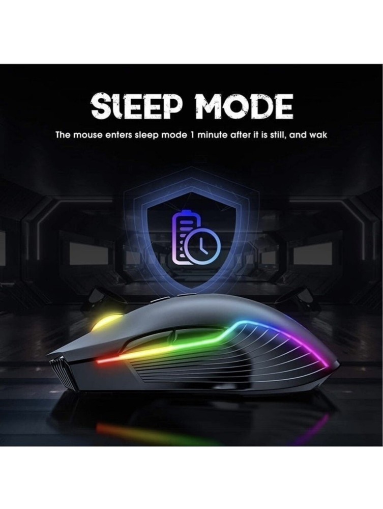 Onikuma CW905 Gaming Mouse Black - Bluetooth Mouse - Gaming without Cable