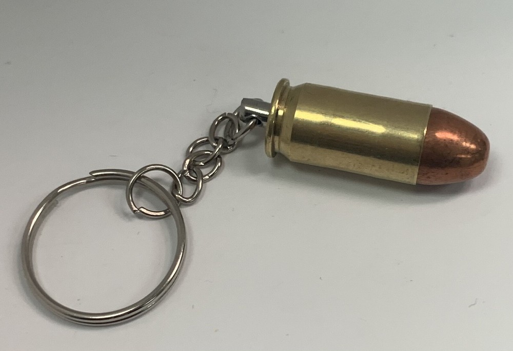 Custom (Customer Supplied Brass) Bullet Key Chain / Zipper Pull