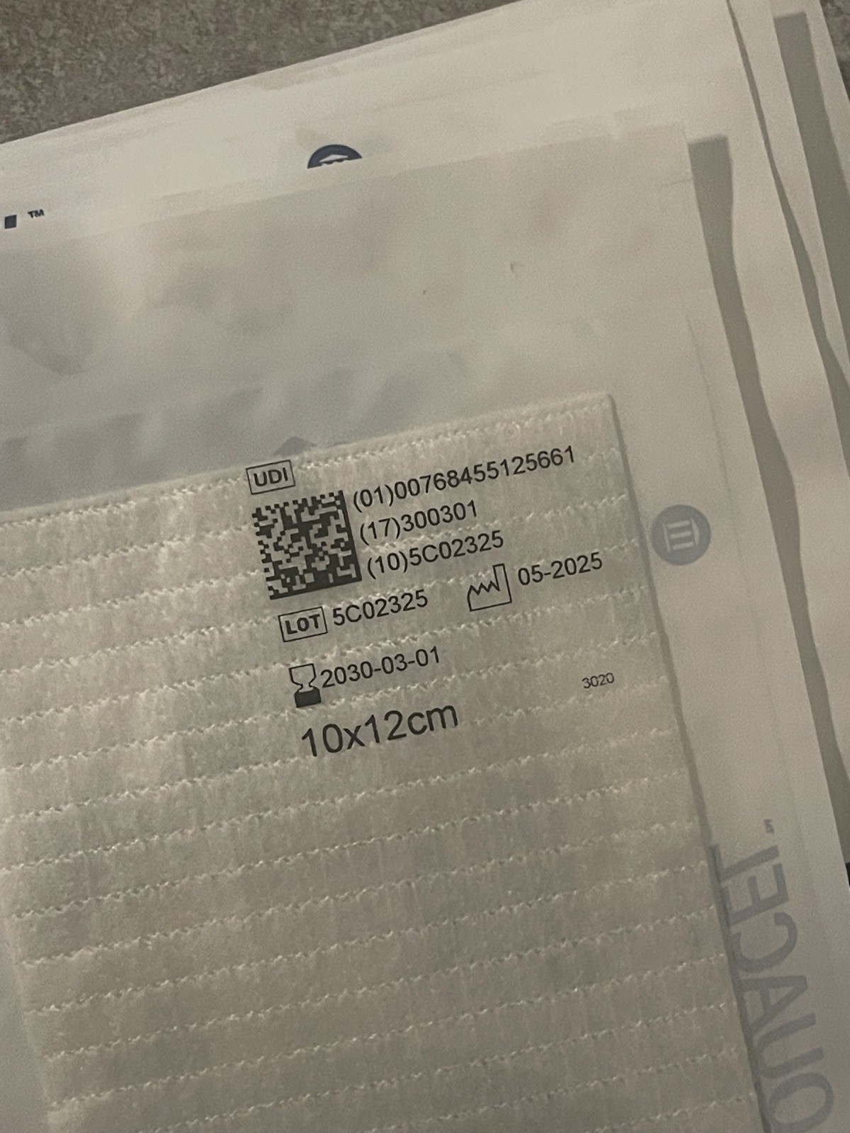 Aquacel Extra Wound 4"×5 Exp 2030 - 5 Sterile Dressings **BOX NOT INCLUDED **