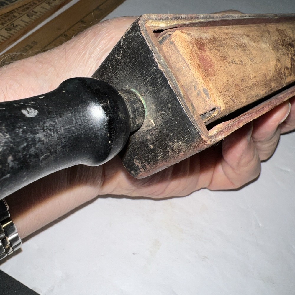Vintage Straight razor SHARPENING Paddle Strop