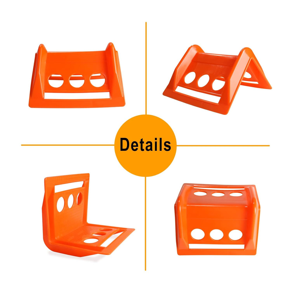 ENJ 20 Pack Flatbed Edge Protector, Edge Corner Tie down Protector for up to 4 I