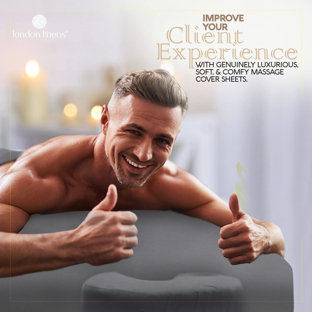 Soft Microfiber Massage Table Sheets Set 3 Piece Set - Includes Massage Table...