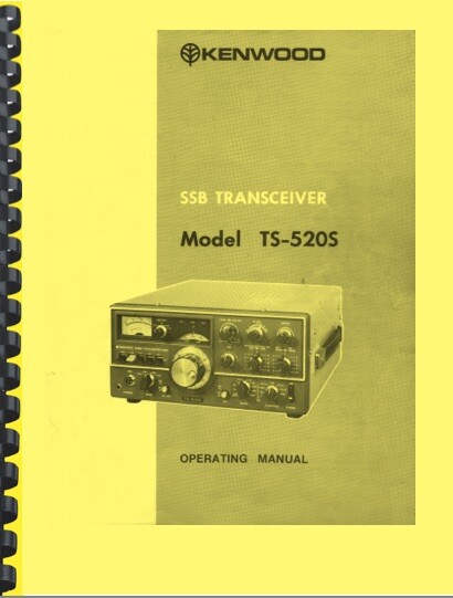 Kenwood TS-520S Transceiver User Operating Manual