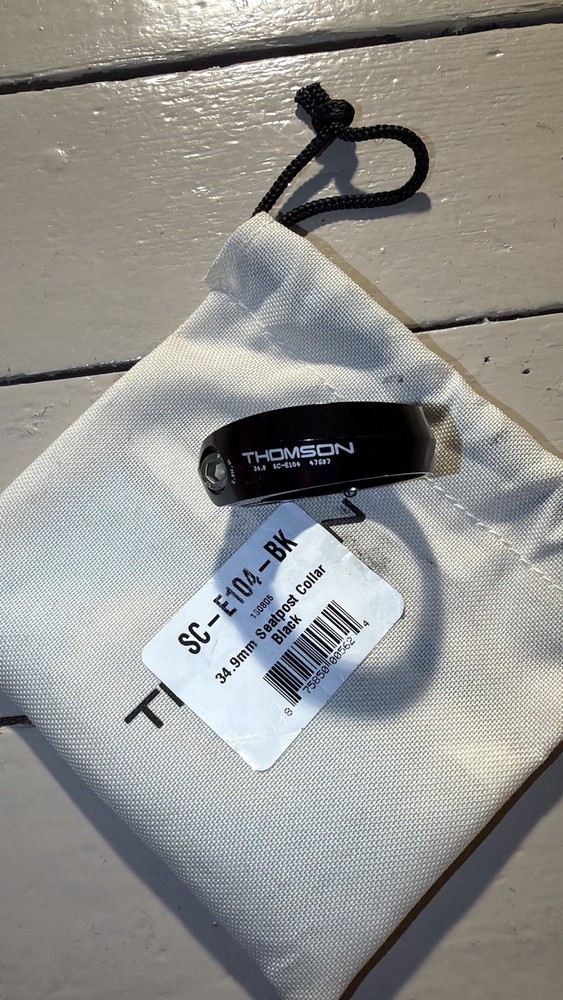 Thomson Seatpost Clamp: 34.9 Black