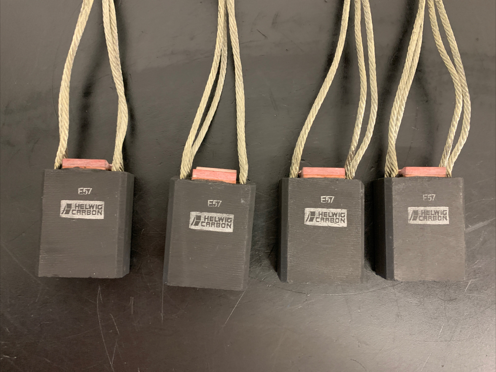 Wow! *NEW* (Pack of 4) HELWIG CARBON MOTOR BRUSH BRUSHES 11-751591 E57