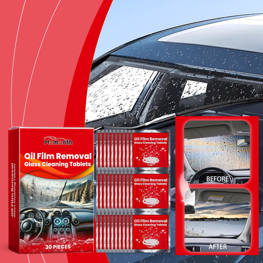 car windshield effervescent tablets car window rainproof