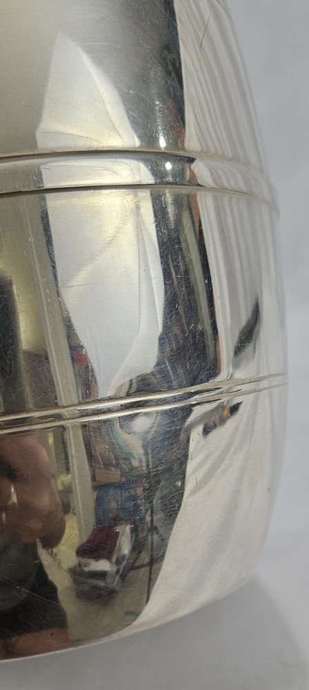CS & Co Silverplate Water Pitcher 7 1/2" Tall & 4" Diameter