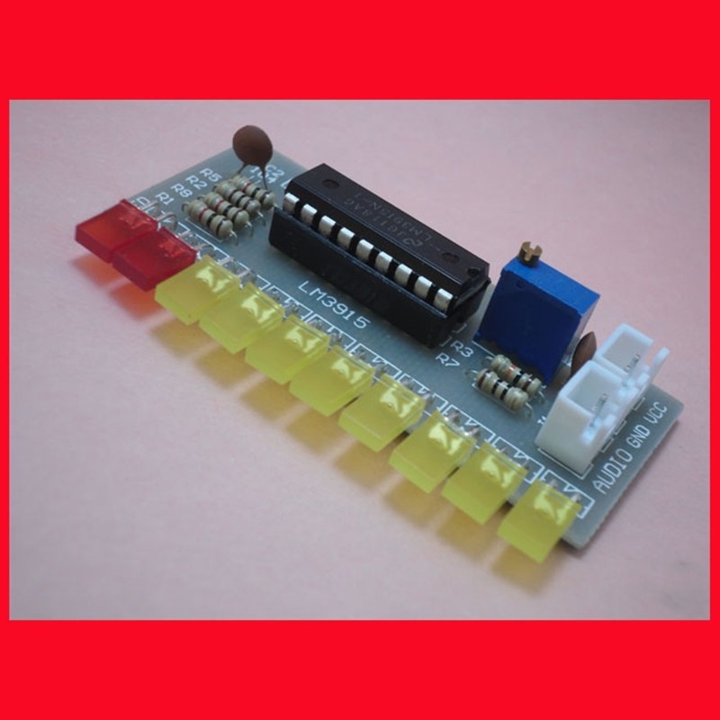 10LED Sound Level Indicator Spectrum Analyzers for Electronic Soldering Assembly