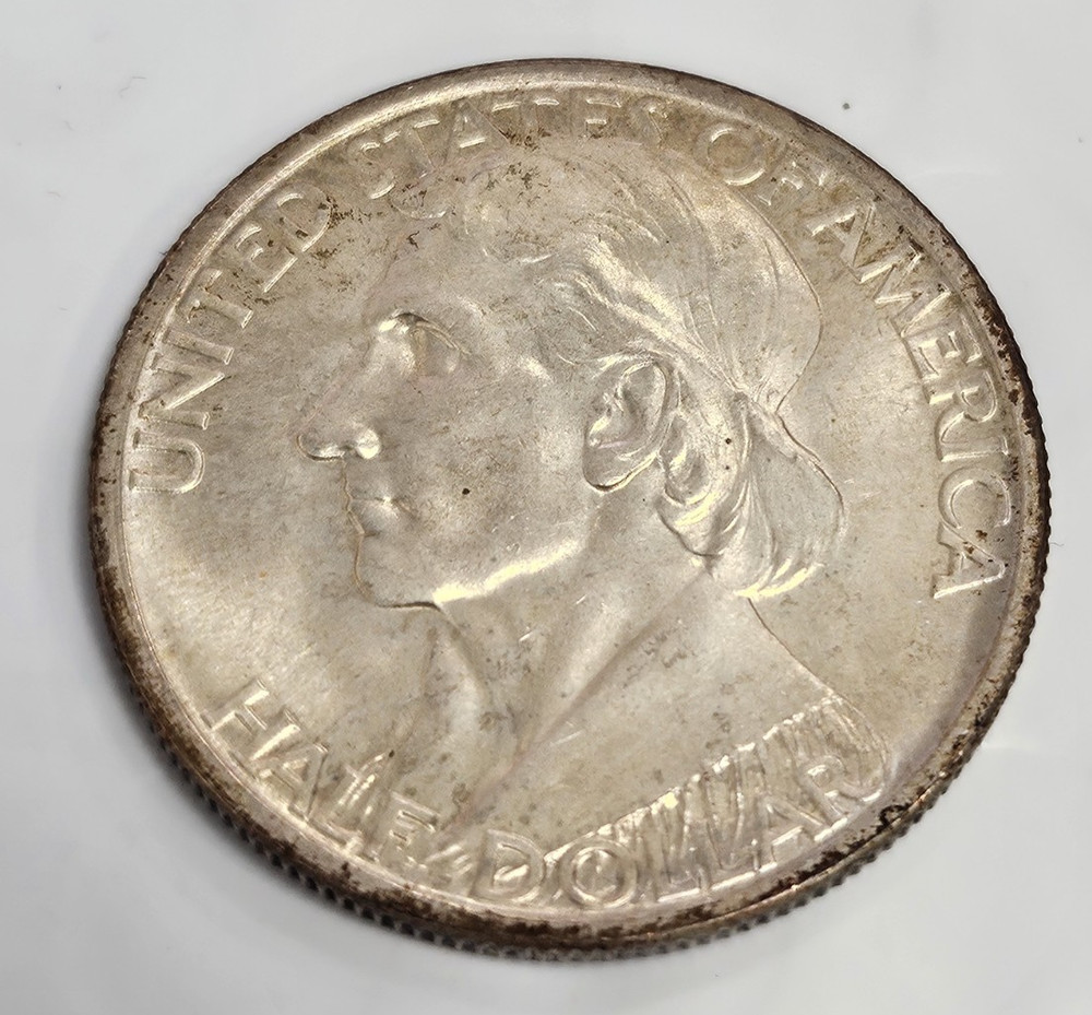 1937 Daniel Boone Commemorative Silver Half Dollar 50C J326