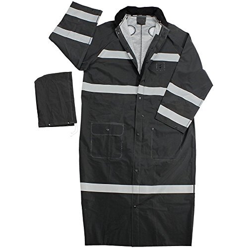 Men's Standard Raincoat Black Large