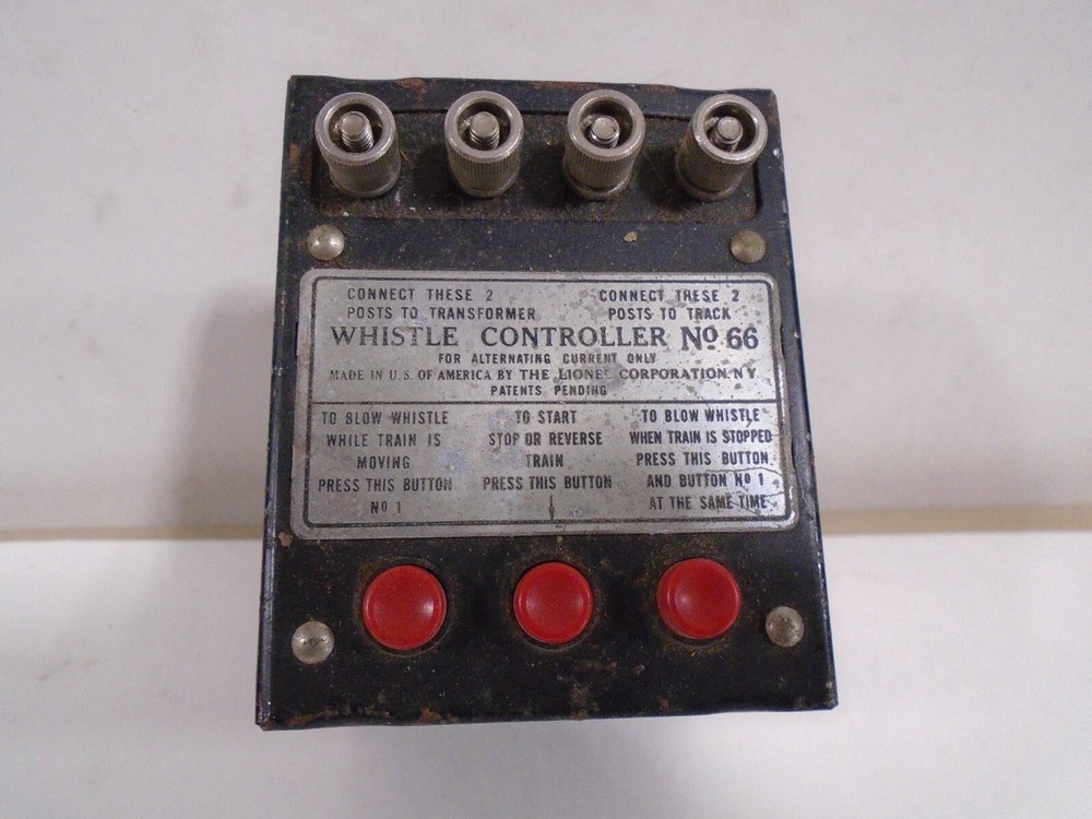 VINTAGE LIONEL #66 WHISTLE CONTROLLER
