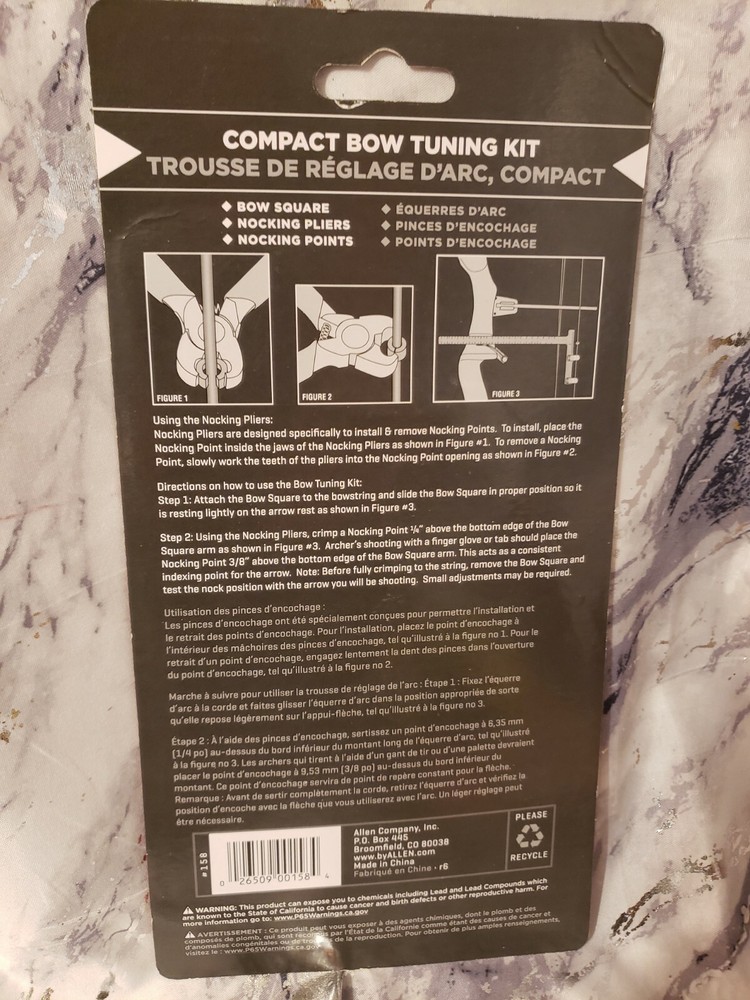 Allen Compact Bow Tuning Kit