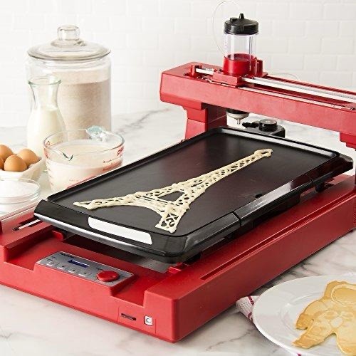 PancakeBot 1.0 Pancake Printer 3d Red WITH GRIDDLE PNKBP01RD