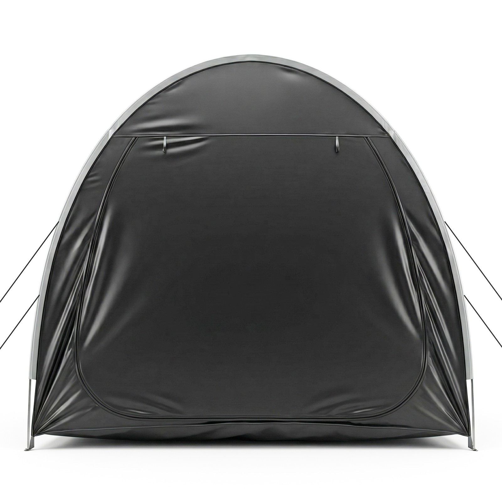 Black Arc Bicycle Storage Shed, 210D PU Silver Coated Oxford Cloth Bike Cover