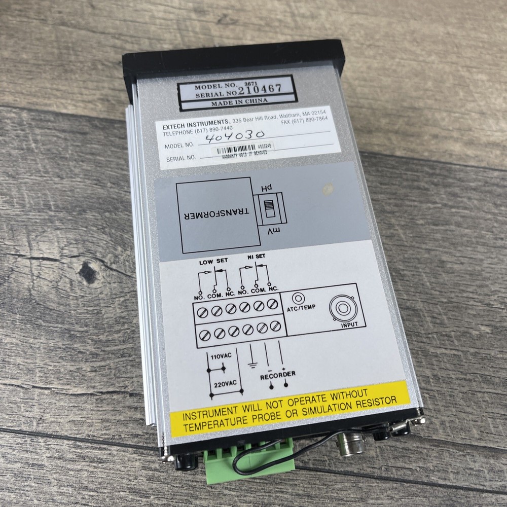 extech ph/ORP controller model 404030