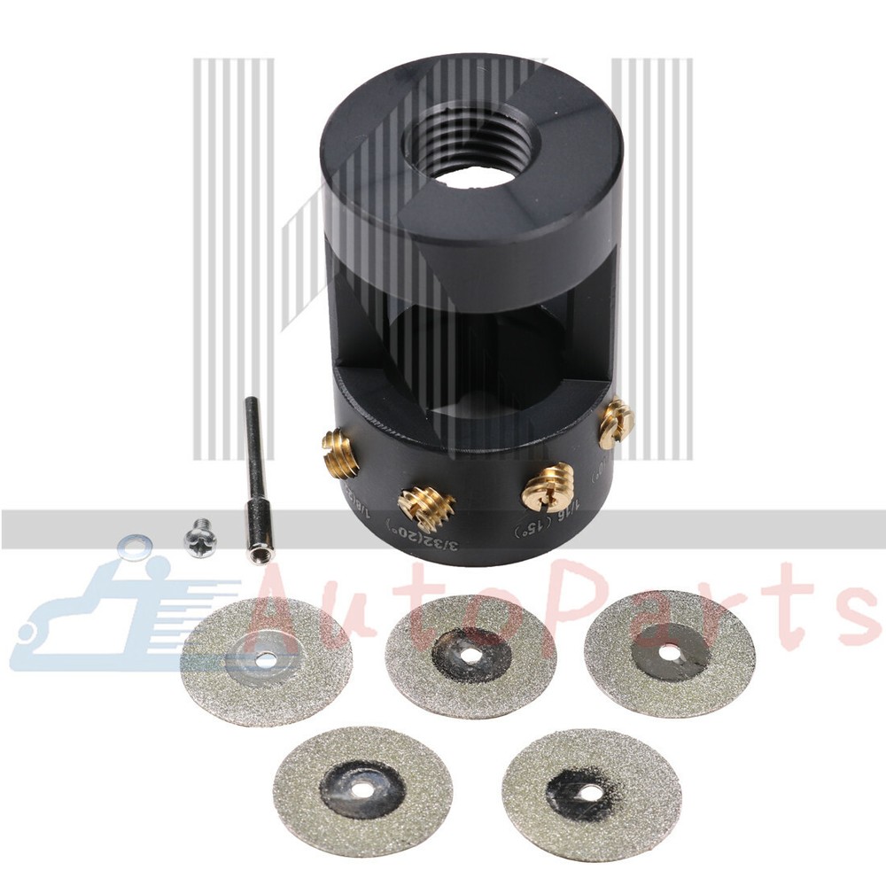 Tungsten Grinder & Sharpener Multi-Angle Offsets Head Tool Kit For TIG Welding