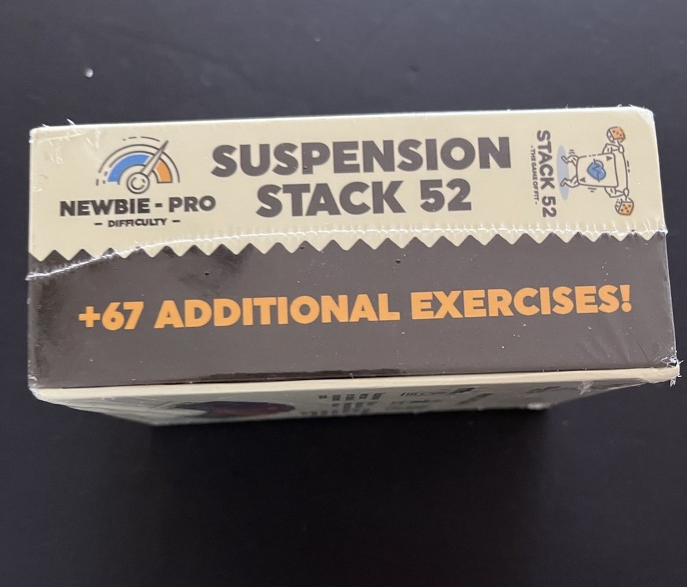 Suspension Stack 52 Bodyweight Exercise Cards Workout Playing Cards Mega Pack
