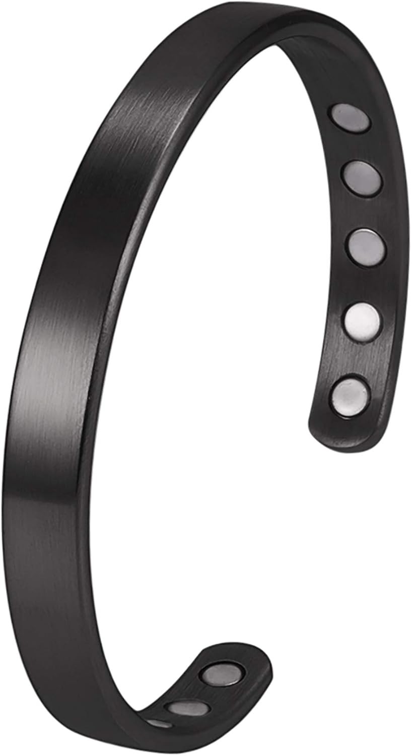 Magnetrx® Copper Magnetic Bracelet Arthritis Pain Therapy Energy Cuff Bangle Uni
